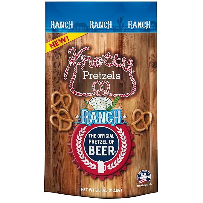 KNOTTY PRETZELS Ranch Pretzels, 7.5 OZ