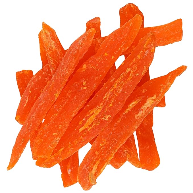 Dried Papaya Spears, 2 Pound Bag, The Hampton Popcorn & Candy Company
