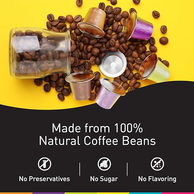 Bestpresso Coffee for Nespresso OriginalLine Machine 120 pods Certified Genuine Espresso Variety