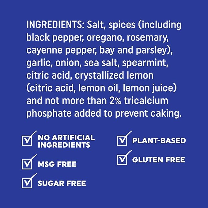 Fire & Smoke Society The Greek Seasoning Blend | Mediterranean Seasoning & Flavors for Fish