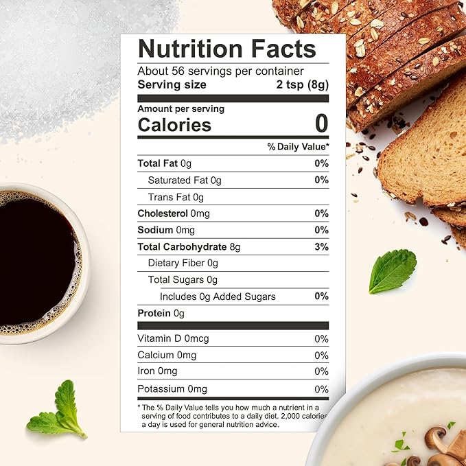 My Normal Keto Powdered Allulose 16oz - Allulose, Monk Fruit & Stevia Blend, 99.8% Allulose, 1:1