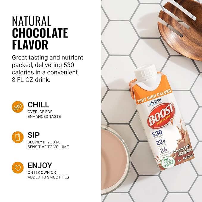 BOOST Very High Calorie Nutritional Drink ??Helps Weight Gain & Maintenance - 530 Calories - 26