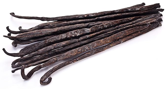 5 Vanilla Beans - Whole Extract Grade B Pods for Baking, Homemade Extract, Brewing, Coffee, Cooking