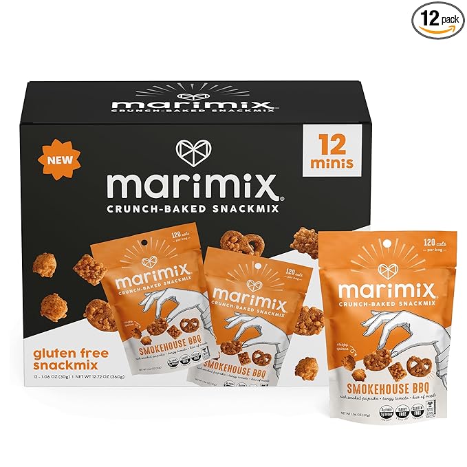 Marimix Snack Mix | Crunch Baked Sweet & Salty Savory Plant Based Naturally Gluten Free Whole Grain