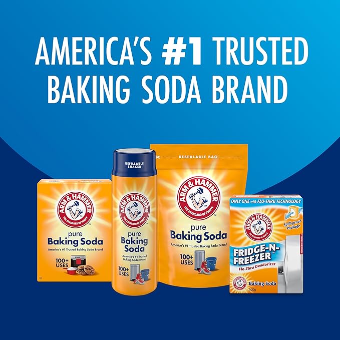 Arm & Hammer Pure Baking Soda Shaker - 12 Oz - (Pack of 6)