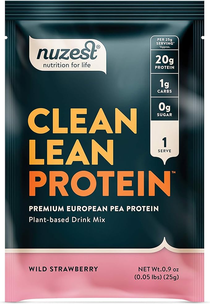 Nuzest - Pea Protein Powder - Clean Lean Protein, Premium Vegan Plant Based Protein Powder, Dairy