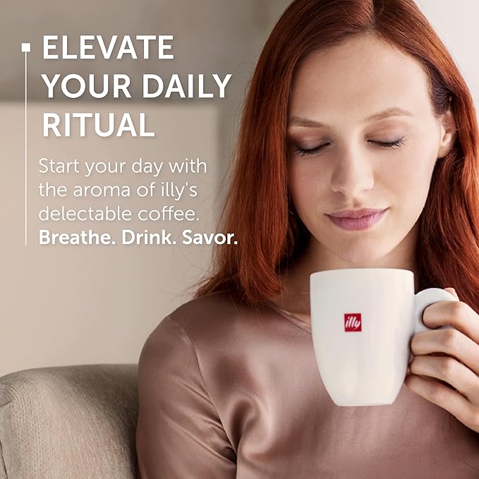 Illy Whole Bean Coffee, Decaffeinated - Medium Roast - Mild & Balanced - 100% Arabica - Whole Beans