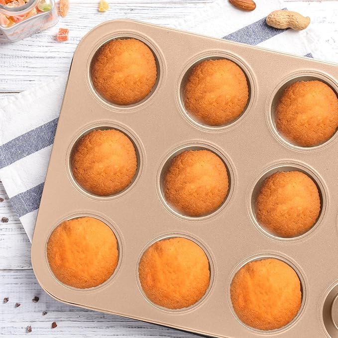11-Piece Nonstick Baking Pans Set - Professional Grade Carbon Steel Bakeware with Premium Coating