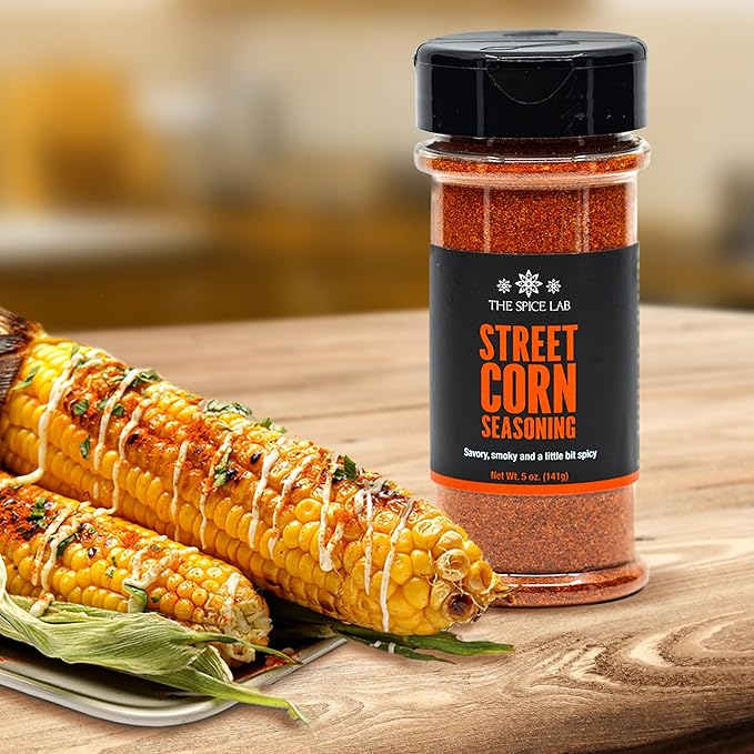 The Spice Lab Mexican Street Corn Seasoning – 5 oz Shaker Jar - All Natural Elote Seasoning For