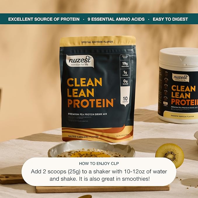 Nuzest - Pea Protein Powder - Clean Lean Protein, Premium Vegan Plant Based Protein Powder, Dairy