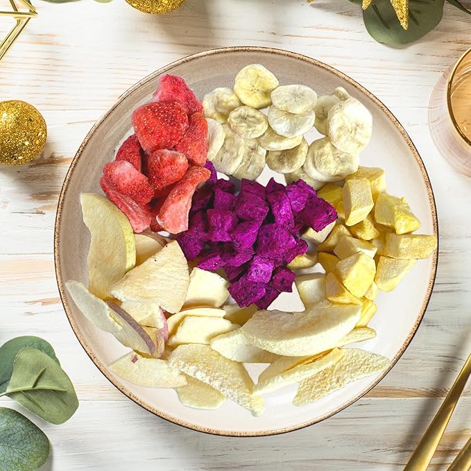 CHAVI Freeze Dried Fruits - Mixed | 6 in 1 | No Added Sugars or Preservatives - Non-GMO, Vegan