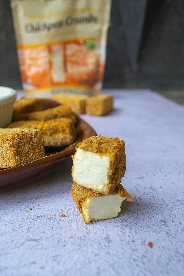Organic Chickpea Bread Crumbs | Organic & Gluten Free | Breading Substitute | Paleo | 12 Oz (Pack