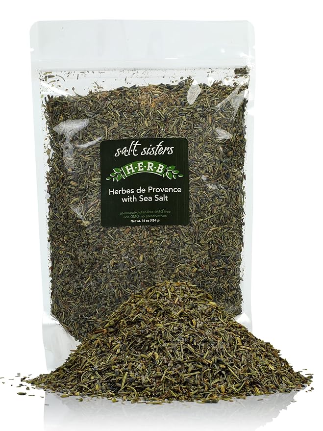 s.a.l.t. sisters Herbes de Provence with Sea Salt | All-Natural, Gluten Free, MSG Free, Non-GMO |