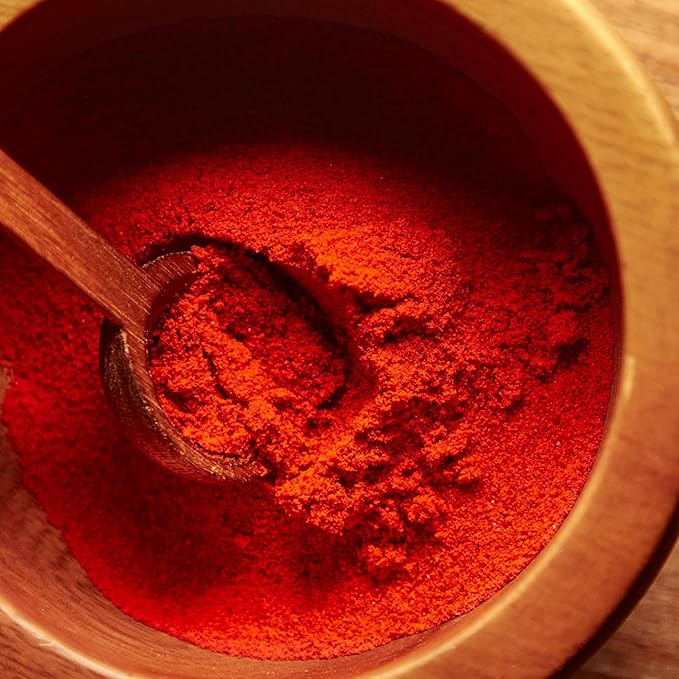 Premium HOT Hungarian Paprika Powder (4 oz) - Non-GMO - Vibrant Deep Red Color - Protected