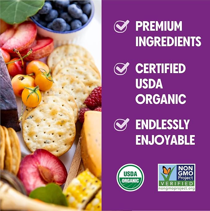 Milton's Organic Crackers Variety Bundle (Multi-Grain, Olive Oil & Sea Salt, Himalayan Salt)