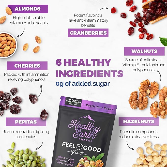 Mixed Nuts Unsalted | Trail Mix | Trail Mix without Peanuts | Sugar Free Snacks | Gourmet Snacks