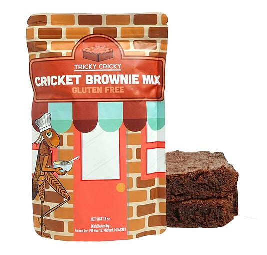 Tricky Cricky Cricket Protein Brownie Mix ??USA Handmade Gluten-Free Chocolate Brownie Mix ??Real