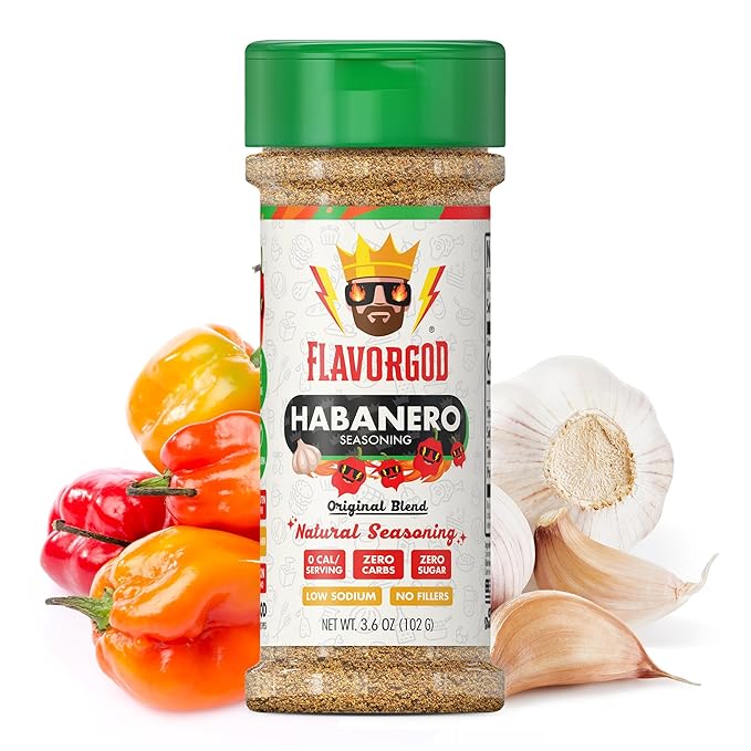 Habanero Seasoning Mix by Flavor God - Premium All Natural & Healthy Spice Blend for Burritos