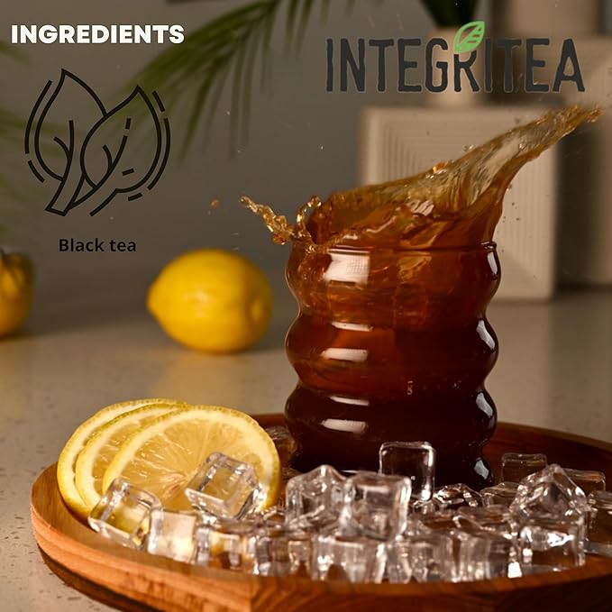 IntegriTEA Ceylon Black Cold Brew Black Tea Bags - 6-Bag Unsweetened Iced Tea Pack for 6 Gallons of