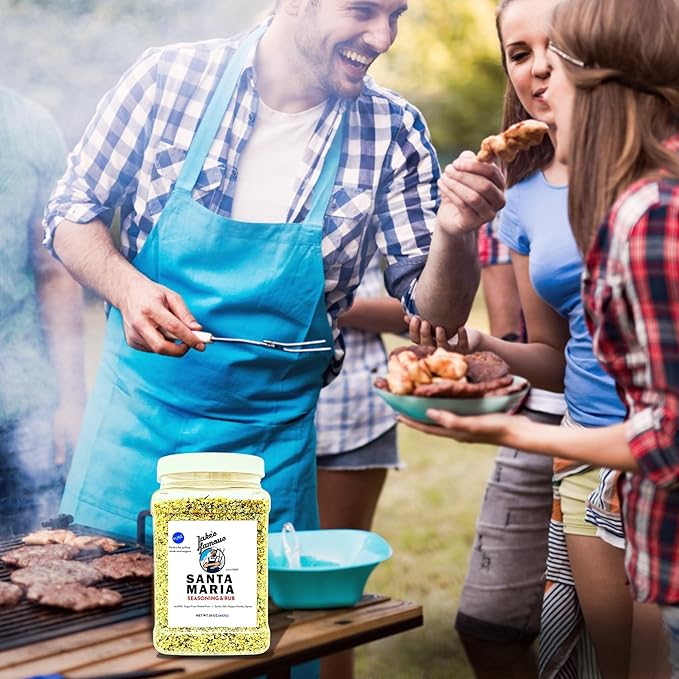 Jake's Famous Santa Maria Seasoning, 22 Oz Grill Seasoning, Tri Tip, Steak, Pork, Chicken, BBQ Rub