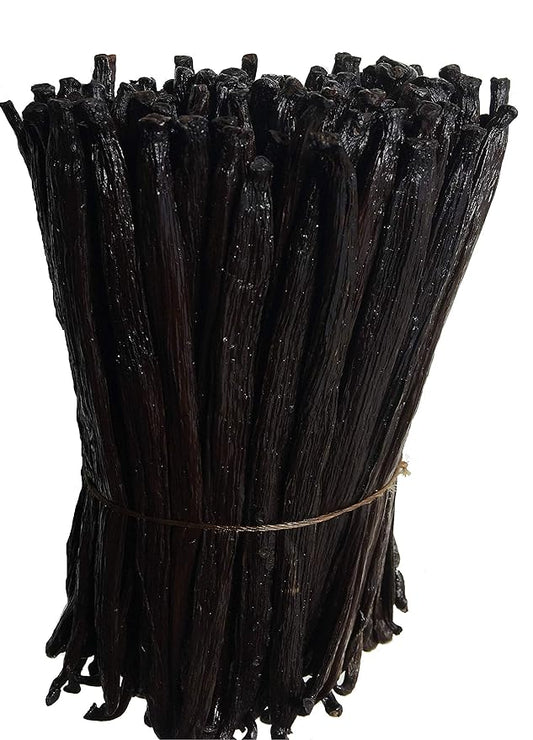 4oz Tahitian Vanilla Beans Grade A for Extract, Cooking and Baking by FITNCLEAN VANILLA| 0.25 Pound