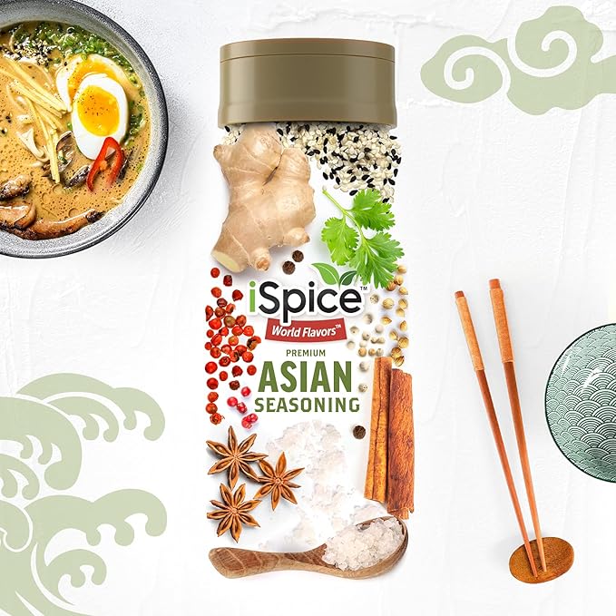 iSpice - ASIAN SEASONING World Flavor Super Spice Blend | All Natural | Ready to use as is | No