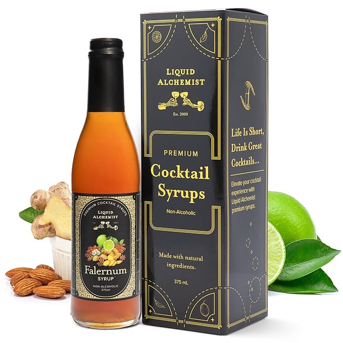 Liquid Alchemist Falernum Syrup for Cocktails - Real Ingredients Make our Falernum Cocktail Syrup a