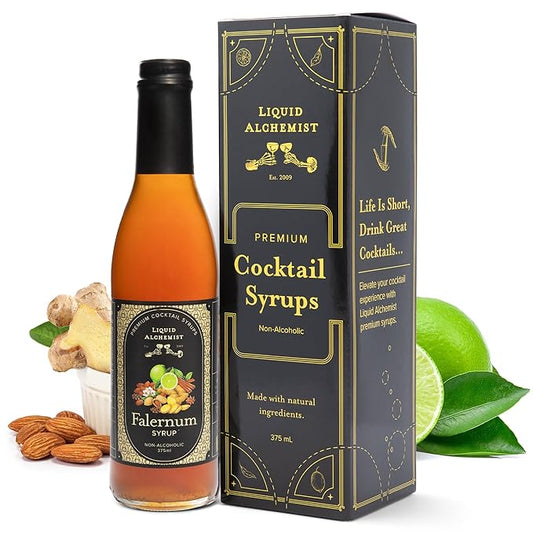 Liquid Alchemist Falernum Syrup for Cocktails - Real Ingredients Make our Falernum Cocktail Syrup a