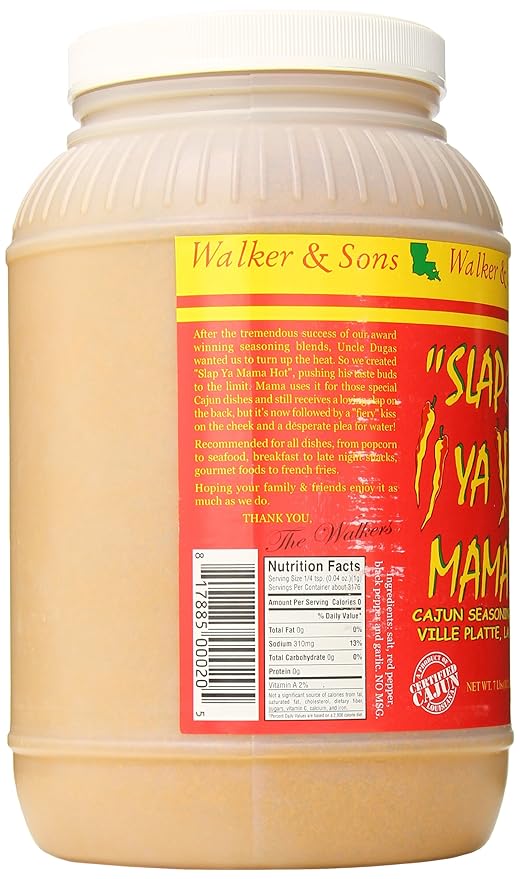 Slap Ya Mama Cajun Seasoning Blend, Hot, 7 Pound