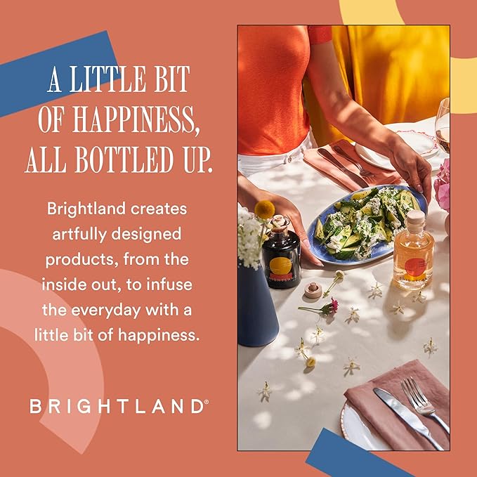Brightland The Pair, Balsamic Vinegar & Champagne Vinegar Duo - Artisinal Vinegars Perfect for