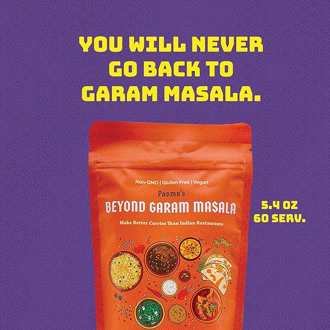Padma's Beyond Garam Masala, Made in New York (Best Garam Masala) Curry Powder (Blend of 15 Spices)