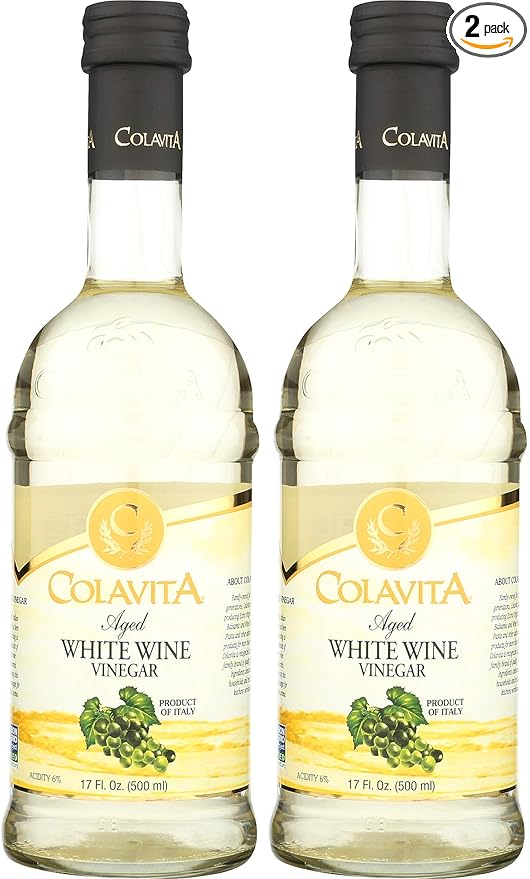 Colavita Aged White Wine Vinegar, Special, 17 Fl Oz (Pack of 2)