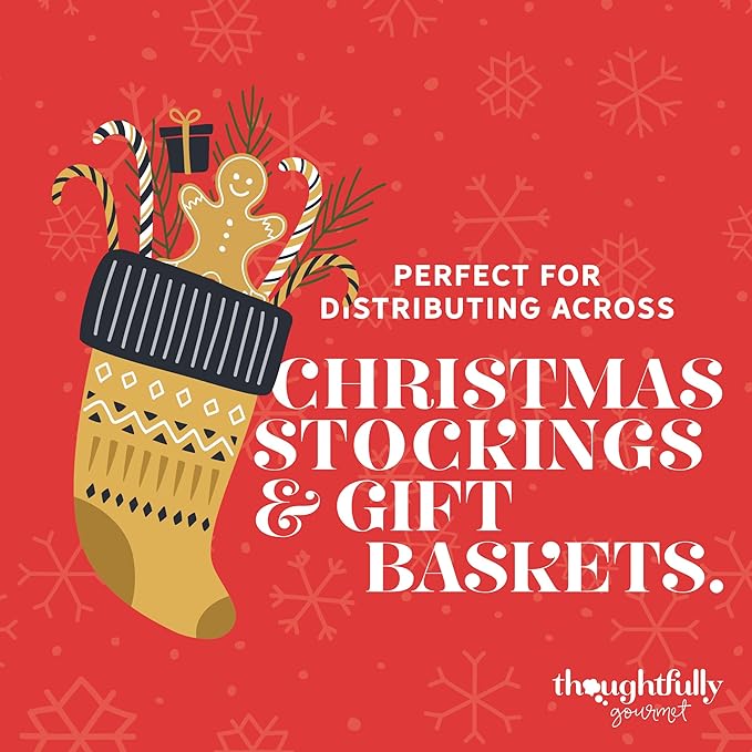 Thoughtfully Gourmet, 12 Days of Christmas Hot Chocolate Gift Set, Flavors Include Rocky Road