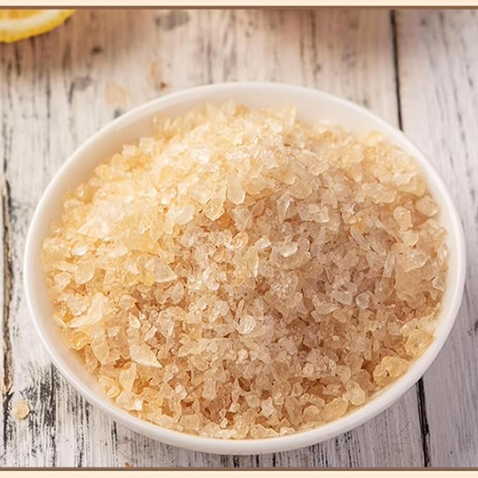 MOORCHOCO Yellow Rock Sugar for Pho, Medium-Sized (Small sized particles 14.1oz)