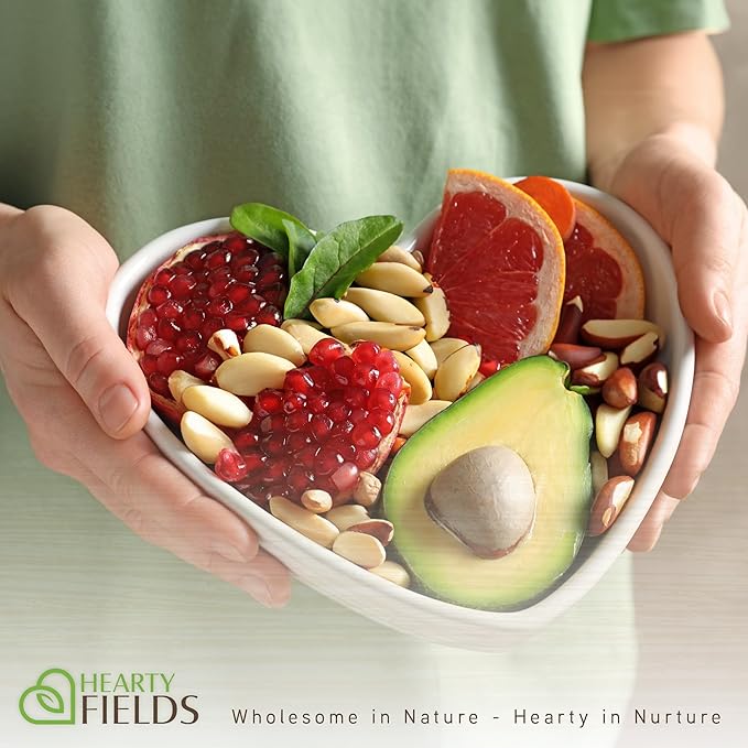 Hearty Fields - Raw Brazil Nuts Unsalted, No Shell, Whole, (16 Oz - 1 LB) Wholesome In Nature