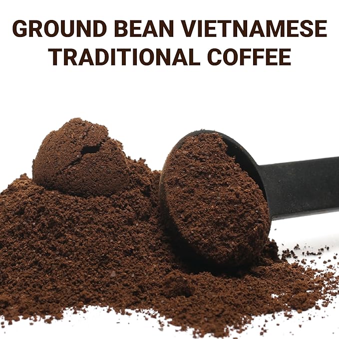 doanhdang - 17 Oz Traditonal Vietnamese Coffee Blend, Arabica, Robusta, Culi with Caramel Ground