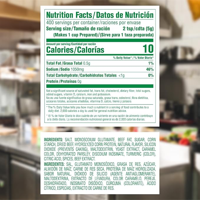 Knorr Professional Caldo de Res, Beef Bouillon with Beef Flavor Granulated Base, Bouillon as a