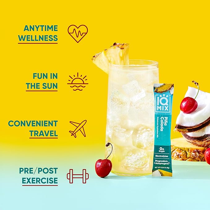 IQMIX Hydration Electrolyte Powder ??4-in-1 Formula for Hydration, Mental Clarity, Mood and