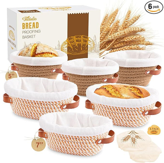 Banneton Bread Proofing Basket, Mini Bread Basket, Sourdough Bread Baking Supplies, Sourdough