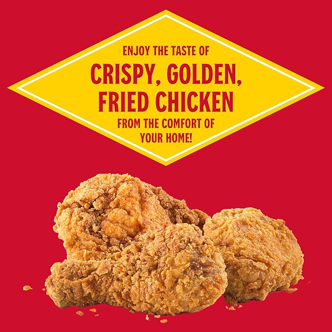 Louisiana Seasoned Chicken Fry Batter 1 Gallon - Crispy Southern Coating Mix for Fried Chicken