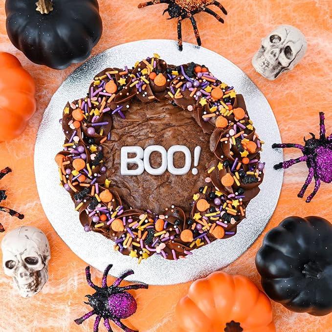 Sweets Indeed Toil & Trouble Halloween Sprinklefetti Mix ??4 oz Jar | Sprinkles with Pumpkins