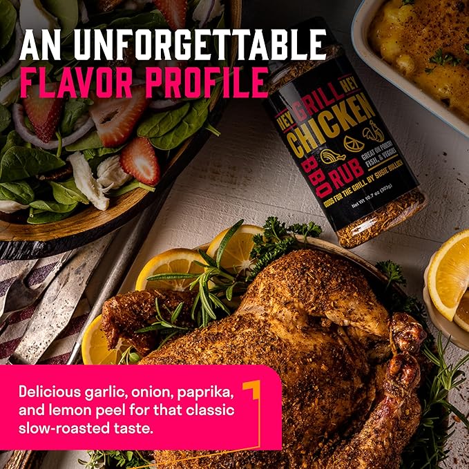 Hey Grill Hey | Chicken Rub | Delicious Chicken Seasoning | Dry Rub for Wings | Turkey & Fish