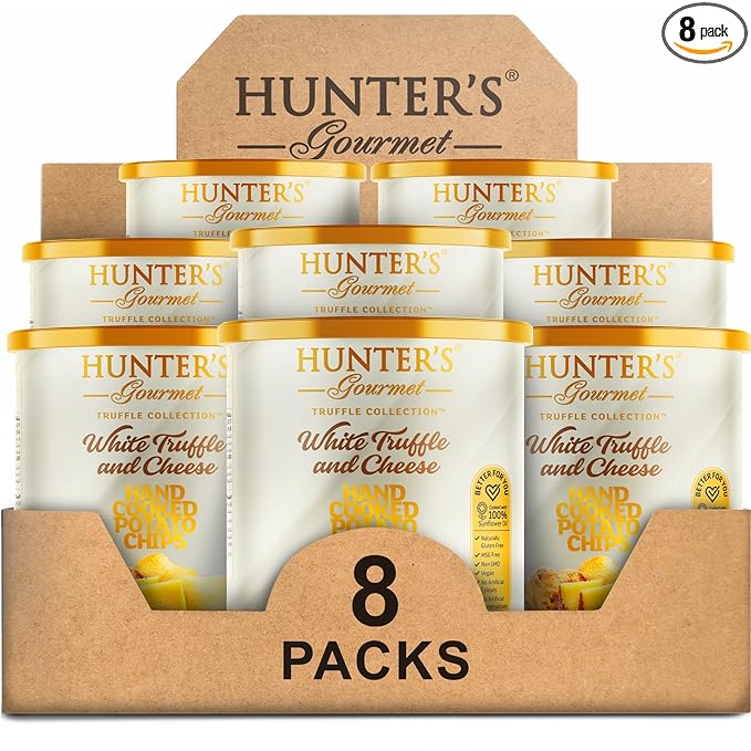 Hunter's Gourmet Chips | Healthy & Cholesterol Free | Halal | Made in a Nut-Free Facility | MSG &