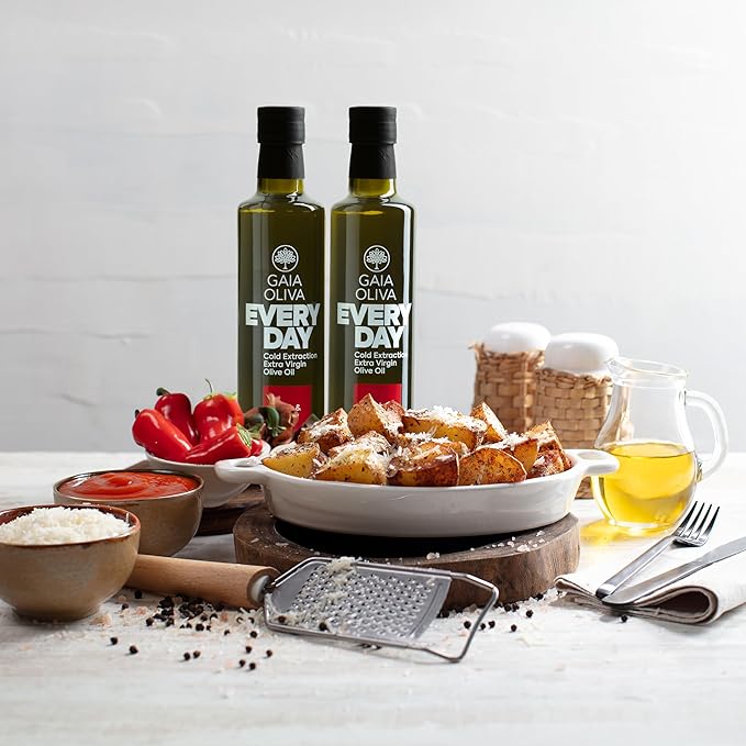 Gaia Oliva Everyday Extra Virgin Olive Oil ??Cold Pressed, Unrefined, Single Estate, Trilye Olives