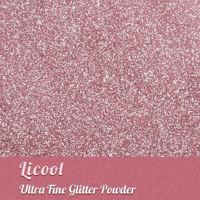 Fine Glitter for Nail Art, 100g/3.5oz Extra Fine Powder Packs for Epoxy Resin Art, Craft for