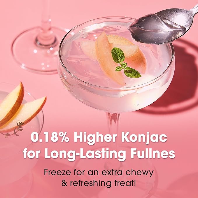 Sugarlolo Konjac Sweet Mangosteen Jelly Snack - Vegan Jello with Zero Sugar | Only 4 Calories per