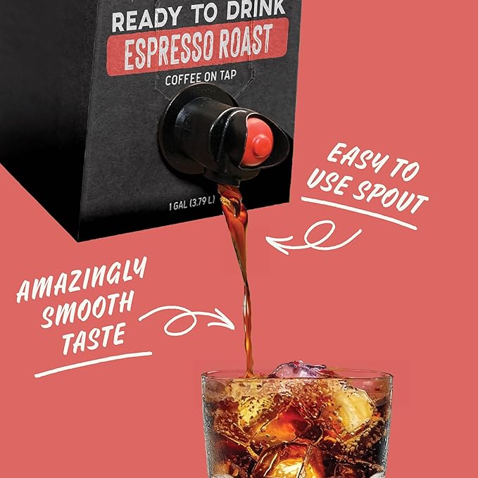 Java House Cold Brew Coffee on Tap – Premium 100% Arabica Dark Roast – Smooth Espresso Flavor with