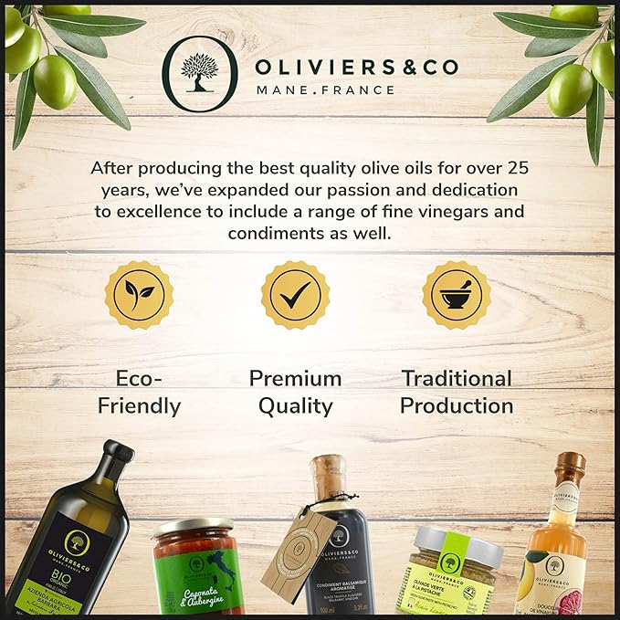 Fig Balsamic Vinegar of Modena by Oliviers&Co | Balsamic Vinegar Fig Glaze for Salad, Cheese