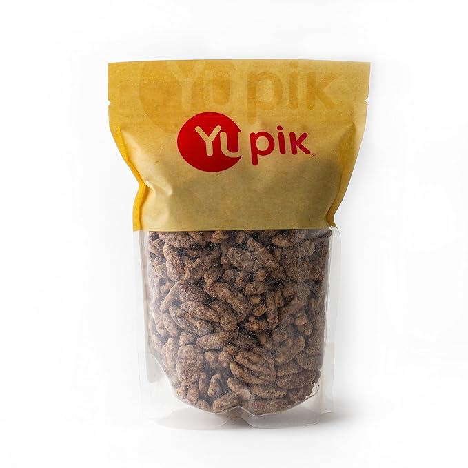 Yupik Maple Syrup Pecans, 1.1 lb, Maple Glazed Nut, Roasted Candied Pecans, Authentic Maple Syrup