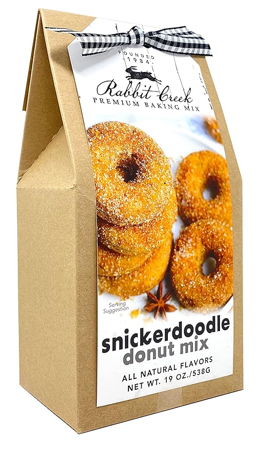 Rabbit Creek Snickerdoodle Donuts Mix ??With Dusting Sugar Included ??Baked Donuts, Not Fried